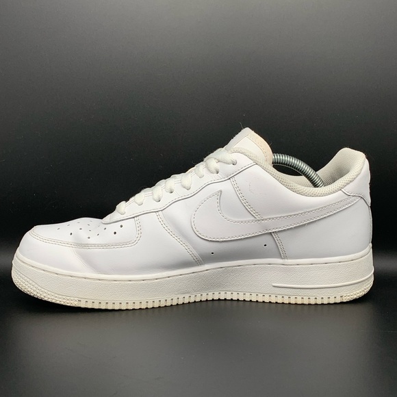 Nike Air Force 1s ‘07 Triple White Men’s Sz 10.5 - Picture 6 of 11